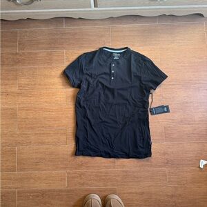 Black Henley T-Shirt